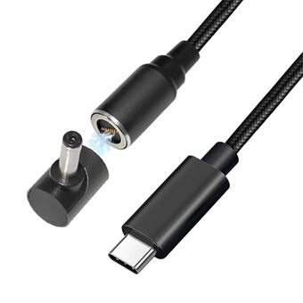 USB-C - 4,0 x 1,35 mm Asus kannettavalle tietokoneelle, 1,8 m PD 100 W Quick kannettavan liitin Lataussovitin Joustava taivutuksenkestävä tasavirtakaapeli