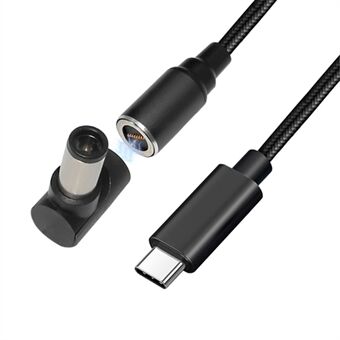 USB-C - 7,4 x 5,0 mm HP:n kannettavalle tietokoneelle, 1,8 m PD 100 W Quick Kannettavan lataussovitin Pölynkestävä suuritehoinen tasavirtakaapeli