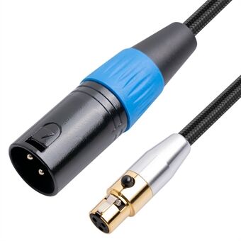 SA119GXK108BU 1m 3Pin XLR Mini Naarasliitin 3Pin XLR Uros Mic Kaapeli Mikrofoni Audiosovittimen johto