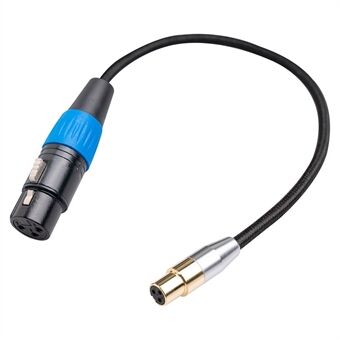 SA119GXK107BU 1m Mini XLR naaras XLR naaras sovitinkaapeli punottu liitäntäjohto mikserimikrofonille