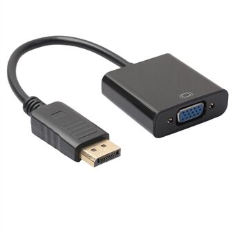 DisplayPort DP Uros - VGA Naaras Video-muunninsovitin Kaapeli PC:lle, Kannettavalle tai Televisiolle 20CM