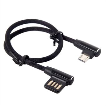 Micro USB 5pin 90 asteen vasemmalle kääntyvä USB 2.0 -datakaapeli