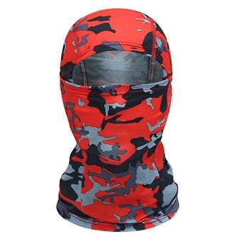 Outdoor Quick Dry Ice Silk Balaclava Face Cover aurinkosuoja Elastinen niskaan säärystinhuivi