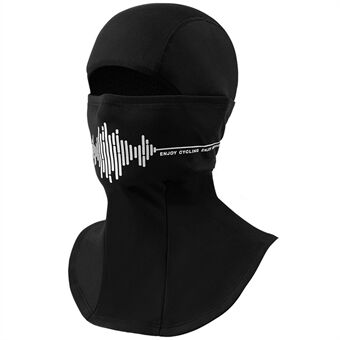 ROCKBROS YPP052 moottoripyörän Head talvi fleecevuorattu balaclava-kasvonaamio