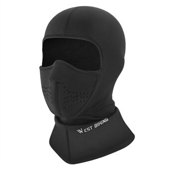 WEST BIKING YP0201352 Magneettinen imumaskin Head Tuulenpitävä naamio Päähineet Talvifleecevuorattu lämmin balaclava-hattu pyöräilyyn Vaellus Juoksu