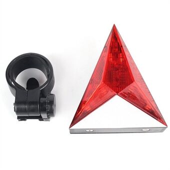 LEADBIKE Outdoor ulkopyöräilyn kolmiopyörän takavalo vedenpitävä polkupyörän varoitus-LED-valo (ilman akkua)
