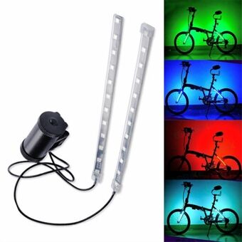 LEADBIKE A106 1 pari LED-pyörän pyörän valo kirkas värikäs polkupyörän runkoputkivalo MTB-takavalo USB ladattava