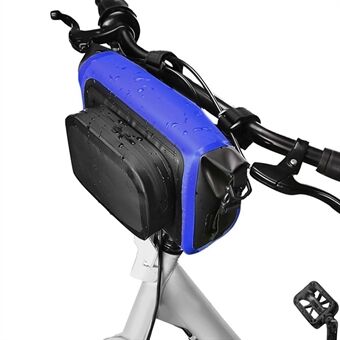 Waterproof Bike Bag Large Capacity Multifunctional Front Bicycle Bag Cycling Handlebar Pannier MTB Bike Phone Holder Road Bicycle Storage Bag