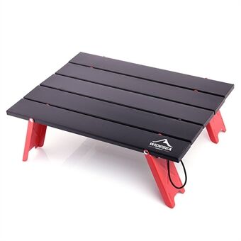 WIDESEA WSTB-001 Camping Mini Table Kannettava kokoontaitettava pöytä Outdoor grilliretkille astiasto Ultrakevyt tietokoneen sänkypöytä