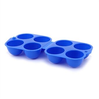 4 Grids Egg Storage Box Kannettava Outdoor ulkoretkeilyyn Picnic Eggs Case Kitchen Organizer (BPA-vapaa, ei FDA-sertifikaattia)