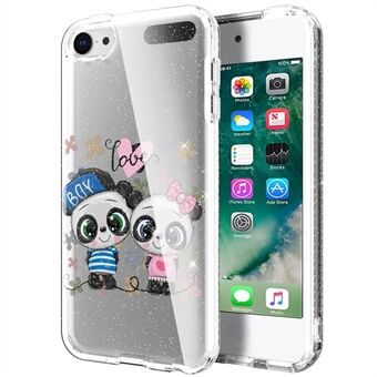 Kuviotulostus Glitter Powder IMD Soft TPU Iskunkestävä suojapuhelinkotelo iPod Touch 6:lle