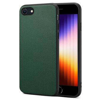 iPhone 7 4,7 tuuman / 8 4,7 tuuman / SE (2020) / SE (2022) matkapuhelimen suojakotelo, vasikanahkakuviointi, PC+TPU+PU nahkaverhoilu