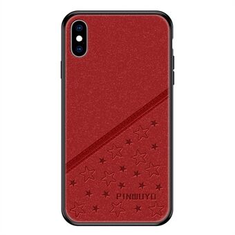 PINWUYO pudotuksenkestävä painatus PU-nahkapäällysteinen TPU + PC-puhelimen kuori iPhone X / XS 5,8 tuumalle