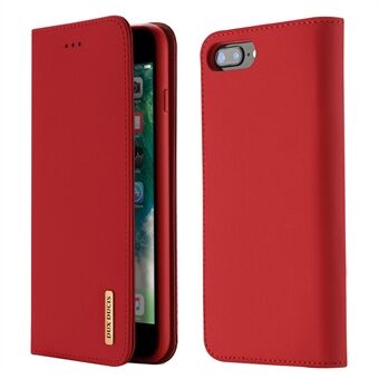 DUX DUCIS Wish Series CNAS/CMA-sertifioitu aito nahkainen Stand iPhone 8 Plus/7 Plus 5,5 tuumalle