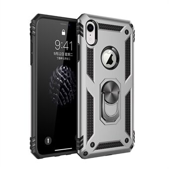 Hybrid PC TPU Armor Phone Cover with Kickstand for iPhone XR 6.1 inch