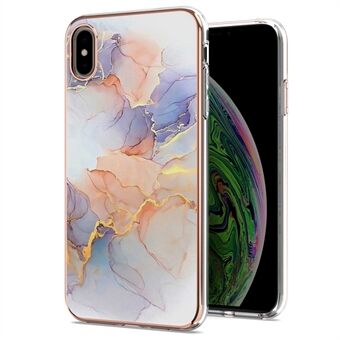 A-sarjan galvanoiva IMD-pehmeä TPU-puhelimen suojakuori iPhone XS Maxille, 6,5 tuumaa