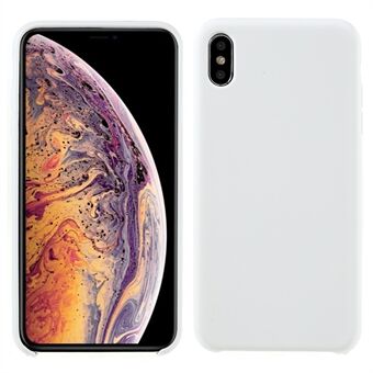 Kiinteä silikoninen iskunkestävä puhelinkuori pehmeällä Scratch mikrokuituvuorella iPhone XS Max 6,5 tuumalle