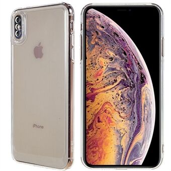 Space sarjan paksuuntunut läpinäkyvä TPU-puhelinkotelo iPhone XS Max 6,5 tuumalle, erittäin kirkas kellastumista estävä pehmeä puskurin puhelimen suojavaruste