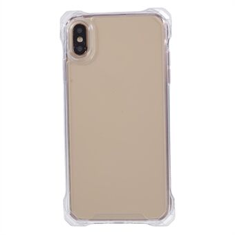 iPhone XS Max -kotelolle TPU-kehys ja läpinäkyvä akryyliselkäinen puhelinkotelo