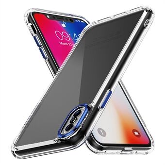 YSM iPhone XS Max 6,5 tuuman kotelon akryyli+TPU-materiaali, tarkka linssin aukko ja metallinapit