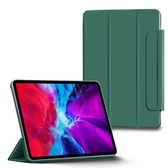 Vahva magneetti, kehyksetön, paksunnettu nahkainen tabletin kansi iPad Pro 11 tuumaa (2021) / (2020) / (2018) - tummanvihreä