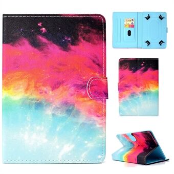 Universal 8-tuumainen Tablet Pattern PU Leather kortin haltija kotelo iPad mini 5 / Lenovo välilehti 4 8 jne