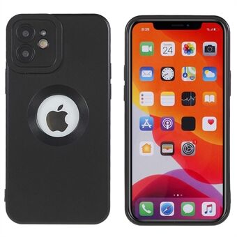 IPhone 11:lle 6,1 tuuman LOGO Näytä Leikattu matkapuhelimen takakuori Joustava TPU Galvanoitu Edge puhelimen kansi