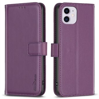 BINFEN COLOR BF17 iPhone 11 PU Nahkainen Lompakkokotelo Magneettinen Folio Flip Stand Puhelimen kansi