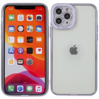 Läpinäkyvä, tarkka leikkaus, galvanoitu pehmeä TPU-puhelinkotelo, puhelimen suojus iPhone 11 Pro 5,8 tuumaa