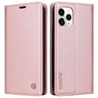 YIKATU Magneettisesti suljettava puhelinkotelo iPhone 11 Pro 5,8 tuumaa, YK-001 Full Protection Phone Cover Flip Nahkainen Stand