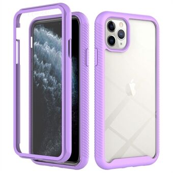 IPhone 11 Pro Max 6,5 tuuman 3-in-1 iskunkestävälle puhelinkuorelle PC-tausta + TPU-kehys + PET-näytönsuojahybridikuori