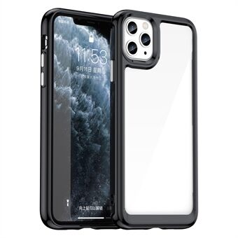 iPhone 11 Pro Max -kotelo TPU+Akruli Suojaava Läpinäkyvä Puhelinkotelo