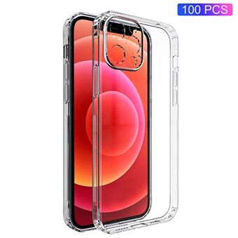 100 kpl iPhone 11 Pro Max kovamuoviselle puhelinkotelolle HD läpinäkyvä läpinäkyvä matkapuhelimen kuori Scratch suojus