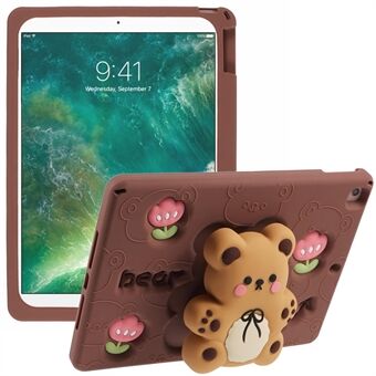 Silikonikotelo iPad 10.2 (2021) / (2020) / (2019) / iPad Air 10.5 tuumaa (2019) / Pro 10.5 tuumaa (2017) Bear Kickstand Tulip Tablet -suojakotelo