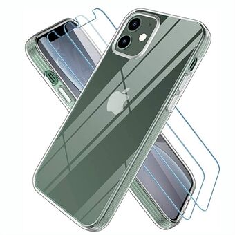 TPU-kotelo iPhone 12 minille, karkaistu lasi näytönsuoja