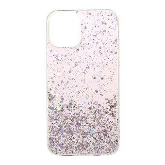 Sparkle Starry Sky Epoxy TPU Shell -kotelo iPhone 12/12 Pro