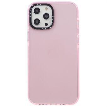 PC+TPU-puhelinkotelo iPhone 12 / 12 Pro 6,1 tuuman läpinäkyvä pudotussuoja takakansi