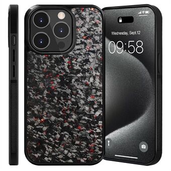 iPhone 12 / 12 Pro Magneettikotelo Taottu Tekstuuri Aramidikuitu+TPU Liukumaton Puhelimen Suoja