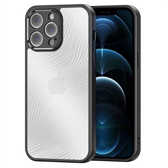 DUX DUCIS Aimo Series iPhone 12 Pro Matte Takakansi TPU+PC Pudotuksenkestävä puhelinkotelo (REACH-sertifiointi) - Musta