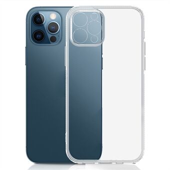 Fashion tekojalokivi iskunkestävä Slim Fit pehmeä läpinäkyvä TPU-kuorisuoja iPhone 12 Pro Max 6,7 tuumalle