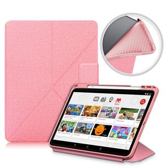 Origami Stand Strong Magneetti Absorptio Nahkainen Smart Cover kynäpaikalla iPad Airille (2020)