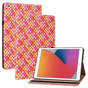 Kudotun tekstuurin folio Flip Sleep / Wake Function PU-nahkainen tablettikotelo, jossa korttipaikat ja Stand Apple iPad 10.2:lle (2019) / (2020) (2021)