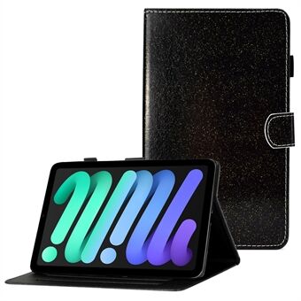 Kimaltava Stand PU-nahkaa + TPU-kuori iPad minille (2021) / iPad mini 6