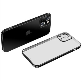SULADA Natural Color -sarjan pudotuksenkestävä galvanoitu TPU-kuoren takakuori iPhone 13 6,1 tuumalle