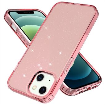 GW18 Glitter Powder Soft TPU läpinäkyvä iskunkestävä puhelinkuori iPhone 13 6,1 tuumalle