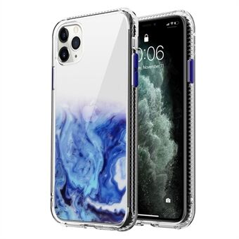 TPU + akryyliyhdistelmä matkapuhelimen kansi Marmorikuvioinen suojakotelo iPhone 13 6,1 tuumalle