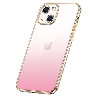 SULADA Gradient Tyylikäs sähköpinnoitettu pudotuksenkestävä TPU-kotelo Puhelimen takakuori iPhone 13 6,1 tuumalle