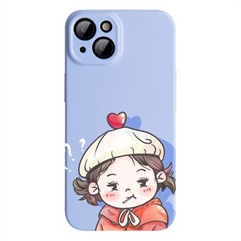 IPhone 13:lle 6,1 tuuman putoamaton puhelinkotelo Kova PC Boy and Girl Pattern -puhelimen takakansi