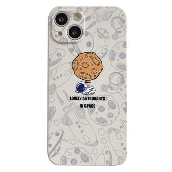 IPhone 13:lle 6,1 tuuman Lovely Astronaut -puhelinkotelo, tarkka leikkaus, pehmeä, Scratch TPU-suojus