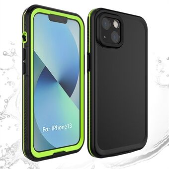 Suojaava IP68 vedenpitävä suojus iPhone 13:lle 6,1 tuuman TPU+PC+PET vedenalainen sukelluspuhelinkotelo uimiseen